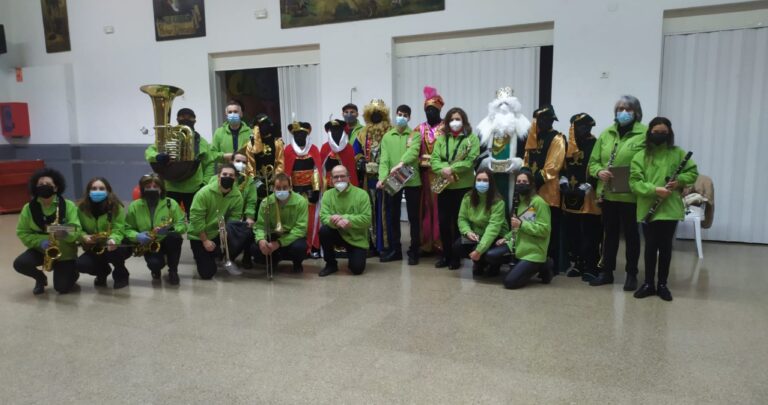 Banda de musica a la cavalcada de reis