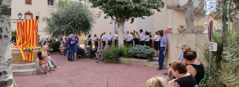 La Banda de Música de Godall dona so a la Diada de Catalunya